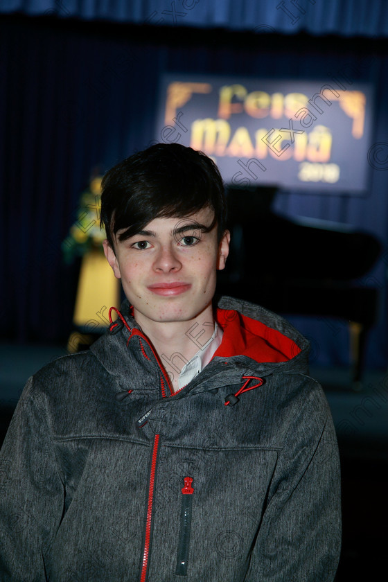 Feis03022018Sat15 
 15
Performer Sean Looney from Grange Douglas.
 Instrumental Music Class: 181: Piano Repertoire 16 Years and Under Confined Feis Maitiú 92nd Festival held in Fr. Matthew Hall. EEjob 02/02/2018 Picture: Gerard Bonus.