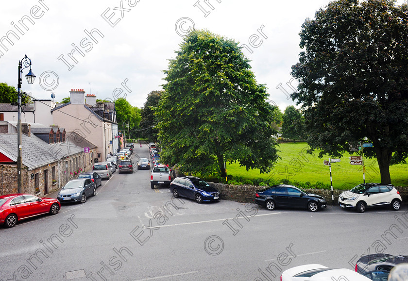 blarneycolourhires 
 The Square, Blarney pictured in the 1980's old black and white tourism villages