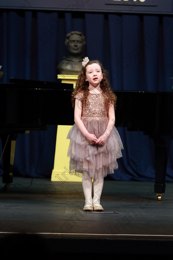 Feis26022019Tue08 
 8
Isabella Lyons singing.

Class: 56: 7 Years and Under arr. Herbert Hughes –Little Boats (Boosey and Hawkes 20th Century Collection).

Feis Maitiú 93rd Festival held in Fr. Mathew Hall. EEjob 26/02/2019. Picture: Gerard Bonus