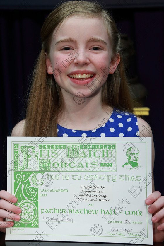 Feis04032019Mon47 
 47
Commended Sophia Herlihy from Ballinhassig.

Feis Maitiú 93rd Festival held in Fr. Mathew Hall. EEjob 04/03/2019. Picture: Gerard Bonus

Feis Maitiú 93rd Festival held in Fr. Mathew Hall. EEjob 04/03/2019. Picture: Gerard Bonus