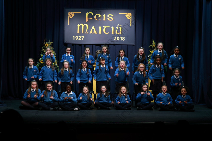 Feis13032018Tue17 
 14~17
St Mary’s NS Cobh 4th Class performing “My Pony” by Anonymous as their own choice.
 Speech and Drama Class: 3rd & 4th Class Primary Schools, Action Verse Feis Maitiú 92nd Festival held in Fr. Mathew Hall. EEjob 13/03/2018 Picture: Gerard Bonus.