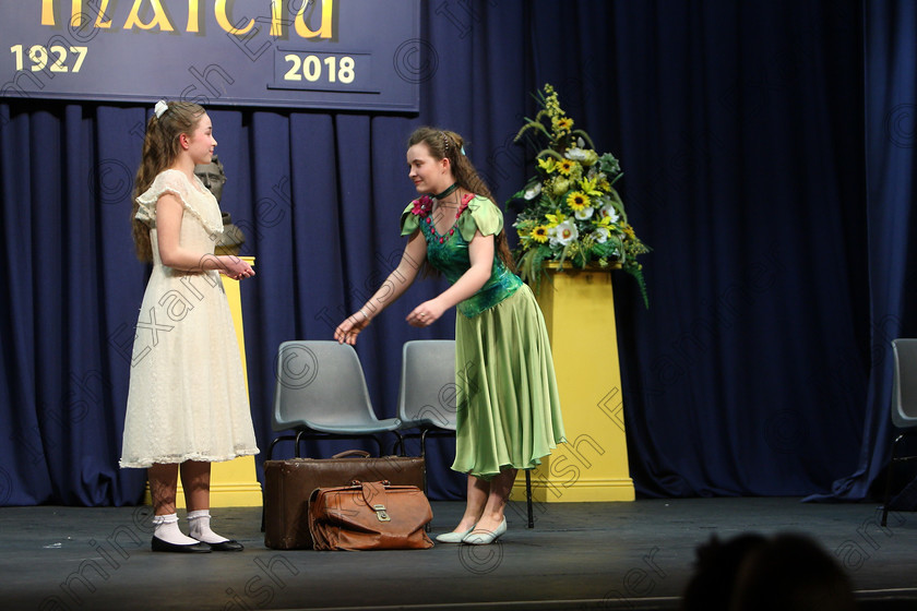 Feis22022018Thu37 
 37~38
Rebekah McKeown and Louise Greally performing “Liddy”
 Speech and Drama Classes: 310: “The Peg Hallahan Perpetual Trophy” Dramatic Duo 14 Years and Under Feis Maitiú 92nd Festival held in Fr. Mathew Hall. EEjob 22/02/2018 Picture: Gerard Bonus.