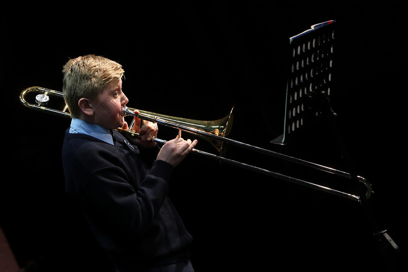 Feis06022018Tue09 
 9
Charlie Cassidy from Rathpeacon giving a 3rd place performance.
 Instrumental Music Class: 205: Brass Solo 12 Years and Under Feis Maitiú 92nd Festival held in Fr. Mathew Hall. EEjob 05/02/2018 Picture: Gerard Bonus.