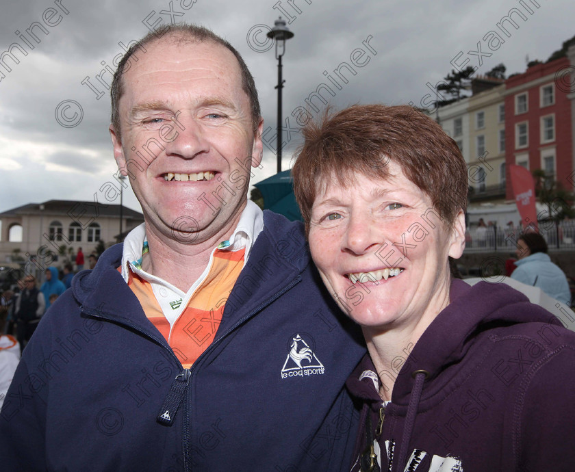 JH Cobh Rescue Display 08 
 ECHO NEWS: 14/04/2012; John and Eileen McCarthy, both from Cobh, at a special search and rescue display by the Irish Coast Guard in Cobh to commemorate the 100th anniversary of the sinking of The Titanic. Picture; John Hennessy (Further Info, Vincent Farr, Crosshaven coastguard, 086 8501802)