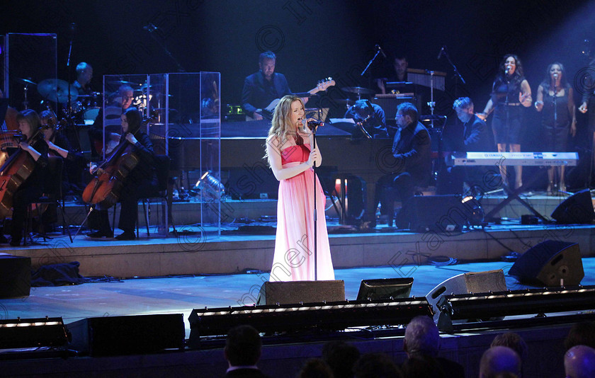 ULSTER Titanic Concert 22242 
 Press Eye handout photo of Joss Stone performing during Titanic A Commemoration In Music And Film at Belfast's Waterfront Hall, commemorating those who died when the Titanic sunk 100 years ago. PRESS ASSOCIATION Photo. Issue date: Saturday April 14, 2012. See PA story ULSTER Titanic Concert. Photo credit should read: Kelvin Boyes/Press Eye/PA Wire