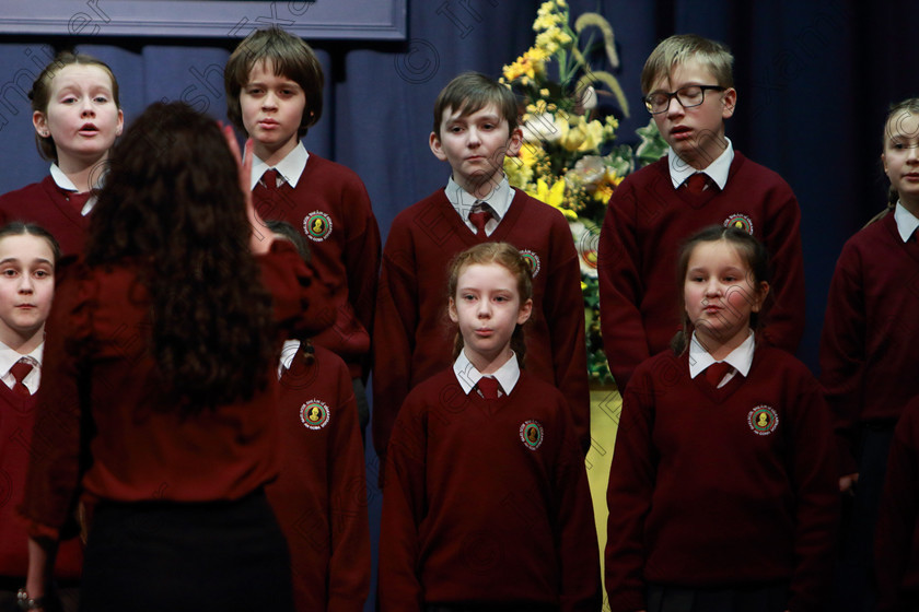 Feis28022019Thu44 
 42~44
Gaelscoil Uí Eigeartaigh Cobh singing “Noreen Bán”.

Class: 85: The Soroptimist International (Cork) Perpetual Trophy and Bursary”
Bursary Value €130 Unison or Part Choirs 13 Years and Under Two contrasting folk songs.

Feis Maitiú 93rd Festival held in Fr. Mathew Hall. EEjob 28/02/2019. Picture: Gerard Bonus