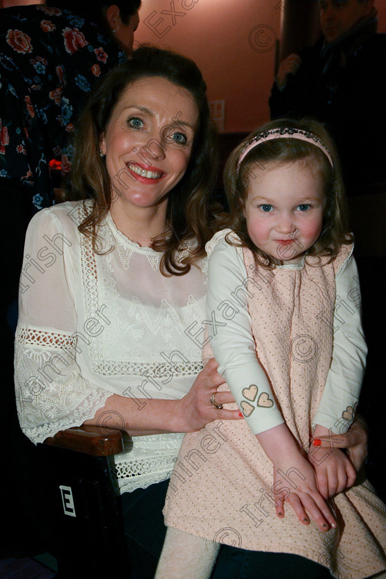 Feis18022018Sun115-(1) 
 115
Clara McCarthy from Inniskeen with her mum Carena. Feis Maitiú 92nd Festival held in Fr. Mathew Hall. Picture: Gerard Bonus.