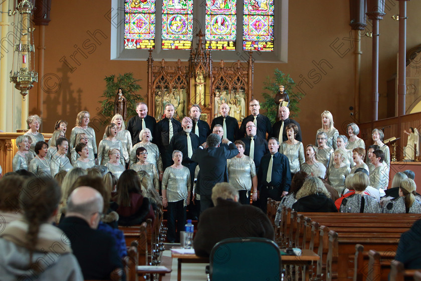 Feis0302109Sun14 
 12~15
Cor Maigh Ealla Choir singing “Rejoice in the Lord” conducted by Peter Dineen

Class: 76: “The Wm. Egan Perpetual Cup” Adult Sacred Choral Group or Choir Two settings of Sacred Words.

Feis Maitiú 93rd Festival held in Fr. Matthew Hall. EEjob 03/02/2019. Picture: Gerard Bonus.