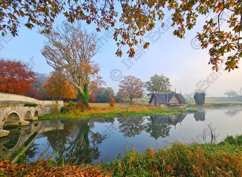 James Grandfield Autumn at The Boathouse 
 Autumn at The Boathouse at Carton House, Co. Kildare. Taken 2 mornings ago just after the fog had lifted.