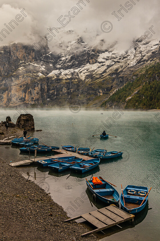 Lake Oescheninsee - Kandersteg - Switzerland-8076 
 Lake Oescheninsee Kandersteg Switzerland in Sept 2022 after a fall of snow on the mountains,Photo: Noel O Neill Dingle 
 Keywords: DHC, Oescheninsee*Switzerland