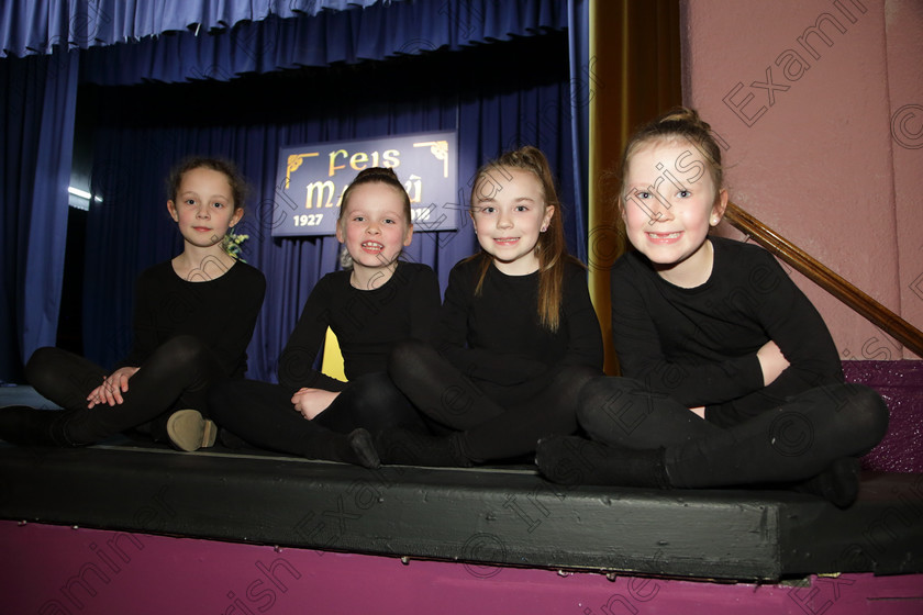 Feis20032018Tue64 
 64
Aoife Powell, Sophie Browne, Aimee Quinlan and Jessica Claire Ward 
 Speech and Drama Class: 469: “The Thomas O’Connell Memorial Perpetual Cup” Group Mime 9 Years and Under Feis Maitiú 92nd Festival held in Fr. Mathew Hall. EEjob 20/03/2018 Picture: Gerard Bonus.