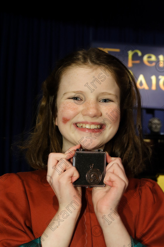 Feis26032018Mon59 
 59
Bronze Medallist Clodagh O’Halloran from Glanmire.
 Speech and Drama Class: 114: The Altrusa Club of Cork Perpetual Trophy” Solo Action Song 10 Years and Under Section 3Feis Maitiú 92nd Festival held in Fr. Mathew Hall. EEjob 26/03/2018 Picture: Gerard Bonus