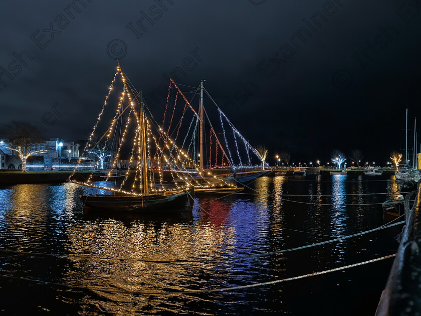 IMG 0477 
 Galway hooker boats lit up for the festive season 
Claddagh, Galway, Ireland