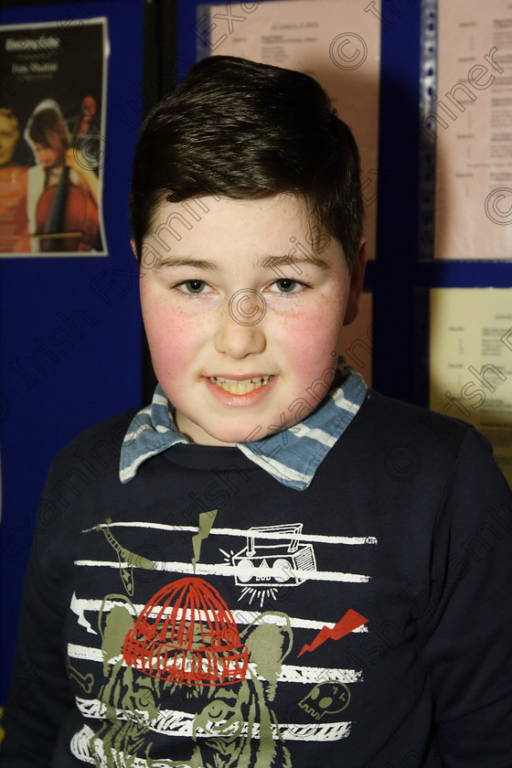 Feis25032018Sun76 
 76
Anthony Walsh from Bartlmey.

Speech and Drama Class: 377: Solo Verse Speaking Boys 12 Years and Under Feis Maitiú 92nd Festival held in Fr. Mathew Hall. EEjob 25/03/2018 Picture: Gerard Bonus