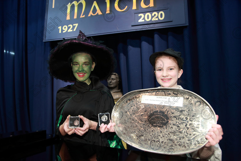 Feis12022020Wed75 
 75
Bronze Medallist; Eden Burke from Douglas with Clodagh O’Halloran from Glanmire sang Almost, Nearly Perfect for the Cup & First Place Silver.

Class:113: “The Edna McBirney Memorial Perpetual Award” Solo Action Song 12 Years and Under

Feis20: Feis Maitiú festival held in Father Mathew Hall: EEjob: 11/02/2020: Picture: Ger Bonus.