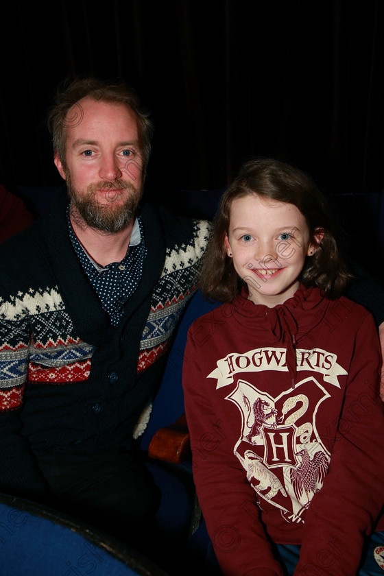 Feis11032018Sun04 
 4
Performer Bonnie O’Keeffe from Rosstellen with her dad Tony.
 Singing and School Choirs Class: 367: Solo Verse Speaking Girls 8 Years and Under Section 5 Feis Maitiú 92nd Festival held in Fr. Mathew Hall. EEjob 06/03/2018 Picture: Gerard Bonus.