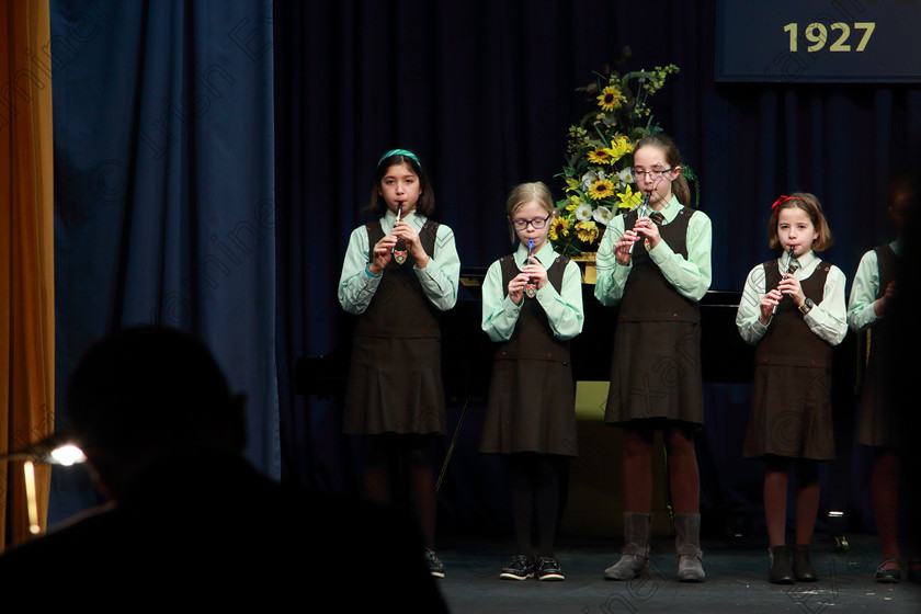 Feis12022019Tue32 
 31~32
St Catherine’s NS Bishopstown performing

Class: 281: “The Sarah O’Donovan Memorial Perpetual Cup” Flageolet Bands Two contrasting pieces.

Feis Maitiú 93rd Festival held in Fr. Mathew Hall. EEjob 12/02/2019. Picture: Gerard Bonus