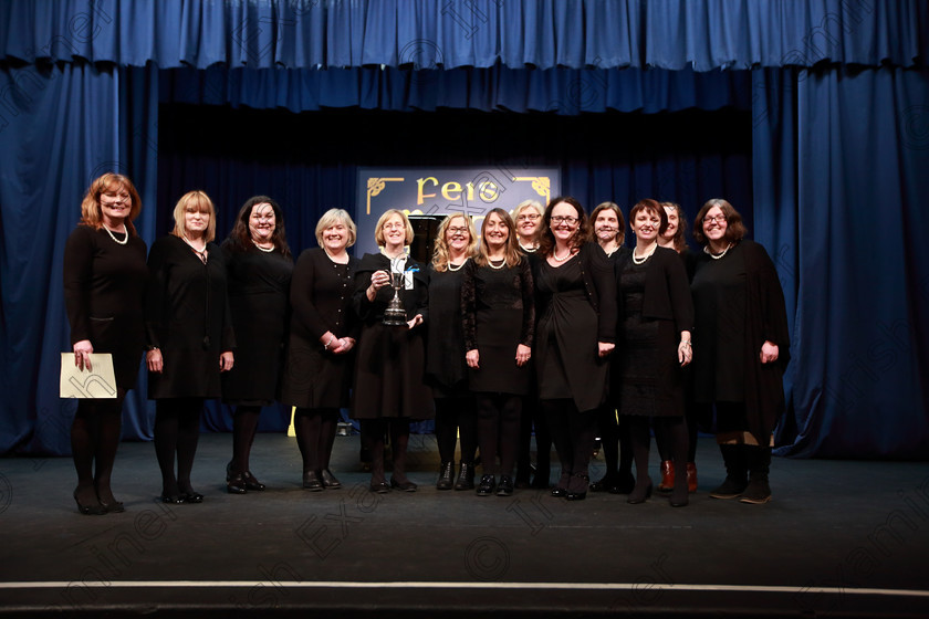 Feis0302109Sun19 
 19
Cup Winners Cor Lae Nua

Class: 76: “The Wm. Egan Perpetual Cup” Adult Sacred Choral Group or Choir Two settings of Sacred Words.

Feis Maitiú 93rd Festival held in Fr. Matthew Hall. EEjob 03/02/2019. Picture: Gerard Bonus.