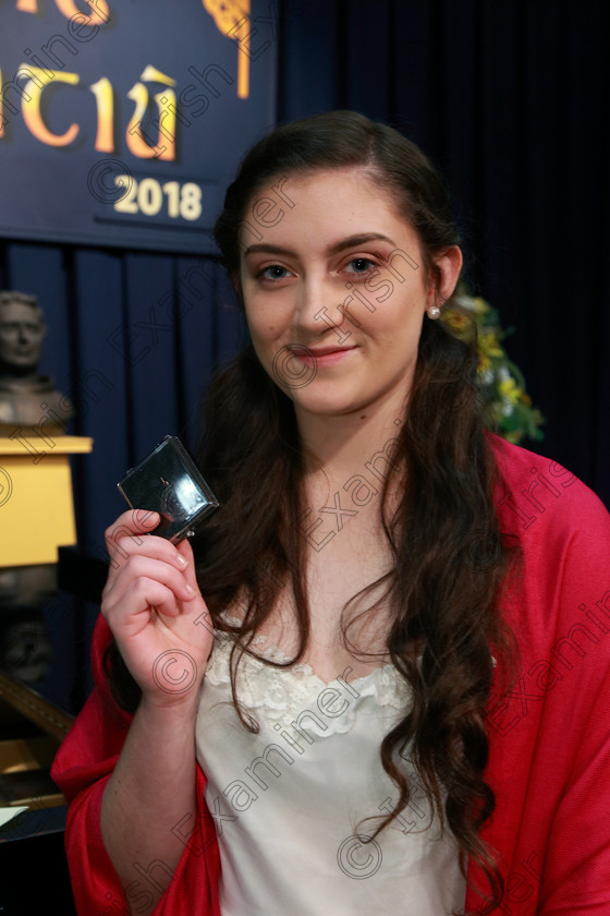 Feis07032018Wed41 
 41
Bronze Medallist Lainie McKenna for her Performance of “I Could Have Danced All Night” from My Fair Lady.
 Singing and School Choirs Class: 112: “The C.A.D.A. Perpetual Trophy” Solo Action Song 14 Years and Under Section 1 Feis Maitiú 92nd Festival held in Fr. Mathew Hall. EEjob 06/03/2018 Picture: Gerard Bonus.