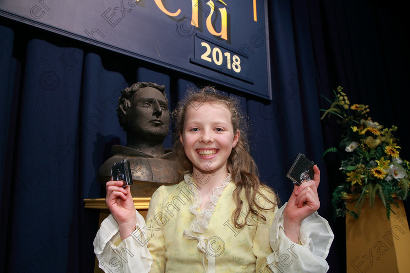 Feis12032018Mon61 
 61
Catherine Sheehan performed “The Princess and The Player” took first place with her partner not in picture Ella Tiernan Speech and Drama Class: 311: Dramatic Duo 12 Years and Under –Section 1 Solo Feis Maitiú 92nd Festival held in Fr. Mathew Hall. EEjob 12/03/2018 Picture: Gerard Bonus