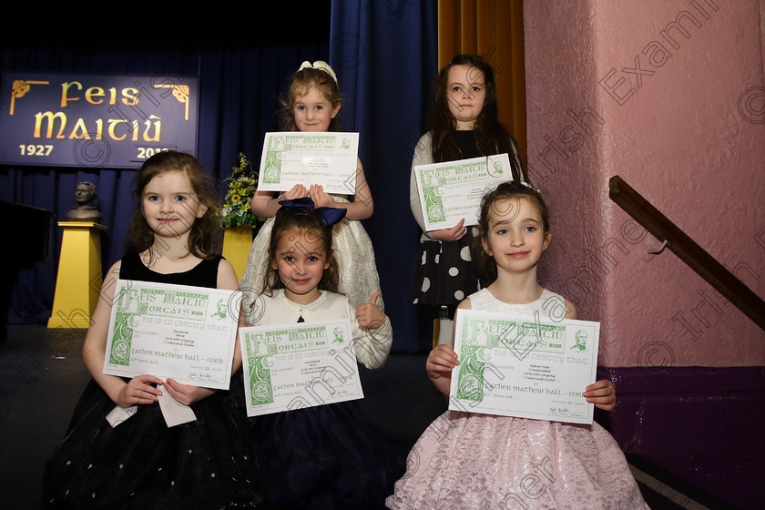 Feis27032018Tue44 
 44
Commended Sive Barrett, Layla Moloney, Sydney Forde, Emily Lynch and Ava Ryan from Killshanna.
 Singing Class: 56: 7 Years and Under Crawley The Penguin Dance Feis Maitiú 92nd Festival held in Fr. Mathew Hall. EEjob 27/03/2018 Picture: Gerard Bonus