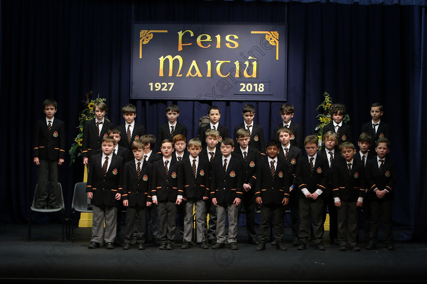 Feis23022018Fri05 
 2~5
CBC Cork 4th Class performing.
 Speech and Drama Class: 476: “The Peg O’Mahony Memorial Perpetual Cup” Choral Speaking 4th Class Feis Maitiú 92nd Festival held in Fr. Mathew Hall. EEjob 23/02/2018 Picture: Gerard Bonus.