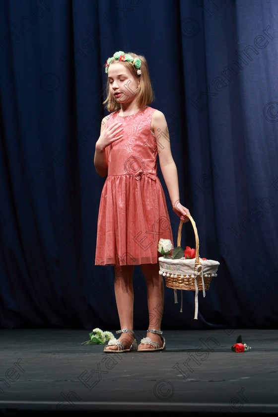 Feis06032020Fri34 
 33~34
Third Place; Cara Creedon performing Orange Blossom.

Class:328: “The Fr. Nessan Shaw Memorial Perpetual Cup” Dramatic Solo 10 Years and Under

Feis20: Feis Maitiú festival held in Father Mathew Hall: EEjob: 06/03/2020: Picture: Ger Bonus.