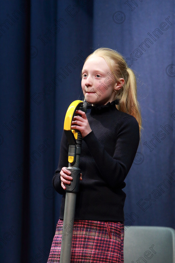 Feis06032020Fri21 
 20~21
Katie Kiely performing Tidy Up.

Class:328: “The Fr. Nessan Shaw Memorial Perpetual Cup” Dramatic Solo 10 Years and Under

Feis20: Feis Maitiú festival held in Father Mathew Hall: EEjob: 06/03/2020: Picture: Ger Bonus.