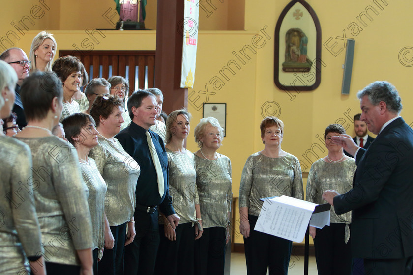 Feis0302109Sun12 
 12~15
Cor Maigh Ealla Choir singing “Rejoice in the Lord” conducted by Peter Dineen

Class: 76: “The Wm. Egan Perpetual Cup” Adult Sacred Choral Group or Choir Two settings of Sacred Words.

Feis Maitiú 93rd Festival held in Fr. Matthew Hall. EEjob 03/02/2019. Picture: Gerard Bonus.