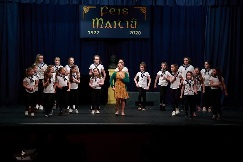 Feis01032020Sun29 
 21~33
Pam Golden Drama singing their own choice songs from Sound of Music.

Class:102: “The Juvenile Perpetual Cup” Group Action Songs 13 Years and Under

Feis20: Feis Maitiú festival held in Father Mathew Hall: EEjob: 01/03/2020: Picture: Ger Bonus