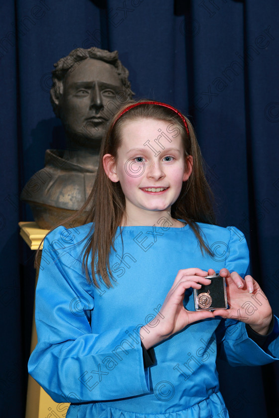 Feis21022018Wed59 
 59
Bronze Medallist Gráinne Finn from Kilworth for her performance of “Story 1” Matilda.
 Speech and Drama Class: 327: “The Hartland Memorial Perpetual Trophy” Dramatic Solo12 years and under section 3 Feis Maitiú 92nd Festival held in Fr. Mathew Hall, EEjob 21/02/2018 Picture: Gerard Bonus.