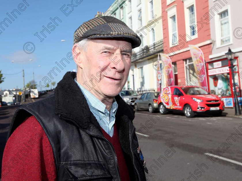 JH Cobh Car Show 03 
 ECHO NEWS: 14/04/2012; Clerk of the course, Dick O'Brien, Glountaune, at a special veteran Vintage and Classic Car show and run in Cobh during commemorations to mark the 100th anniversary of the sinking of RMS Titanic. Picture; John Hennessy (Further Info, Dick O'Brien, Cobh Classic Car Club, 086 1255709)