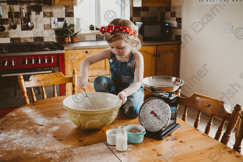 IMG 4910 
 3 year old Isabelle Power, Collinstown, helping mammy in the kitchen, picture: Noeleen O'Neill