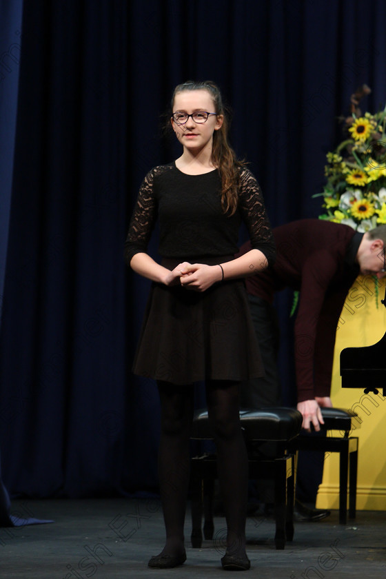 Feis07022018Wed38 
 38
Anna Jansson from Wilton introducing her programme.
 Instrumental Music Class 155: “The Bridget Doolan Memorial Perpetual Cup” and Bursary, Bursary Value €150 Piano Concerto Feis Maitiú 92nd Festival held in Fr. Mathew Hall. EEjob 05/02/2018 Picture: Gerard Bonus.