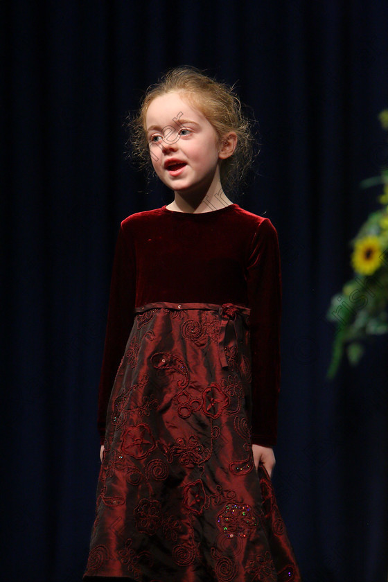 Feis24022018Sat41 
 41
Róisín Stapleton performing.
 Speech and Drama Class: 369: Solo Verse Speaking Girls 6 Years and Under Section 3 Feis Maitiú 92nd Festival held in Fr. Mathew Hall. EEjob 24/02/2018 Picture: Gerard Bonus.