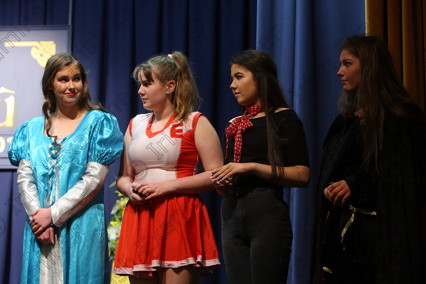 Feis27032018Tue72 
 72
Bronze Medallists on stage after perceiving their Medals.
 Singing Class: 111: “The Edna McBirney Memorial Perpetual Cup” Solo Action Song 16 Years and Under Section 2 Feis Maitiú 92nd Festival held in Fr. Mathew Hall. EEjob 27/03/2018 Picture: Gerard Bonus