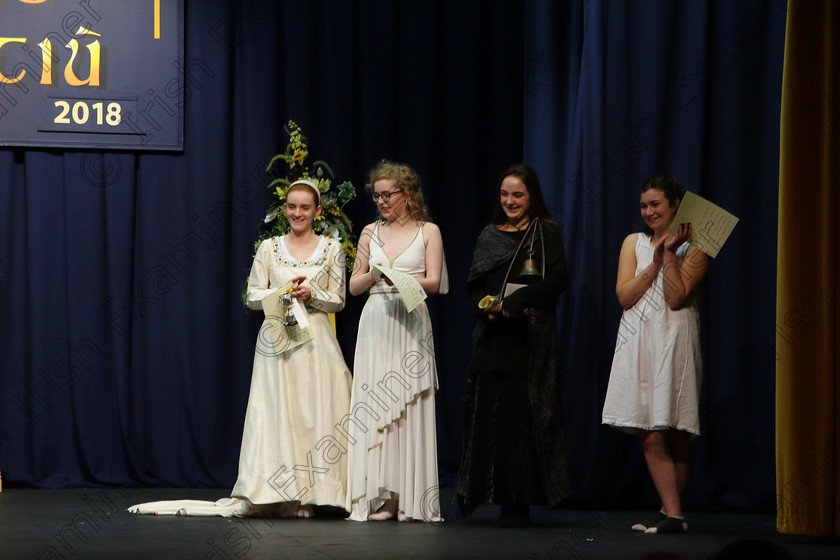 Feis16032018Fri57 
 57
Performers on stage after receiving their awards.
 Feis Maitiú 92nd Festival held in Fr. Mathew Hall. EEjob 16/03/2018 Picture: Gerard Bonus.