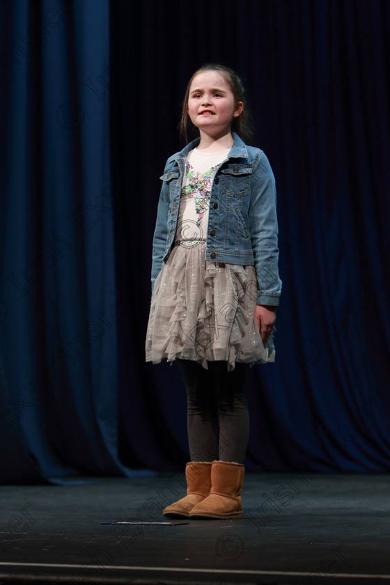 Feis08032019Fri31 
 31
Leah Maher performing.

Class: 366: Solo Verse Speaking Girls 9YearsandUnder –Section 1 Either: My Pain –Ted Scheu. Or: Midsummer Magic –Cynthia Rider.

Feis Maitiú 93rd Festival held in Fr. Mathew Hall. EEjob 08/03/2019. Picture: Gerard Bonus