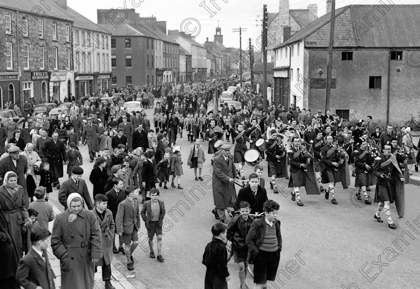 clonmult march 
 Annual Clonmult Ambush Commemeration at Midleton 22/02/1959 Ref. 550K Old black and white Irish War of Independence