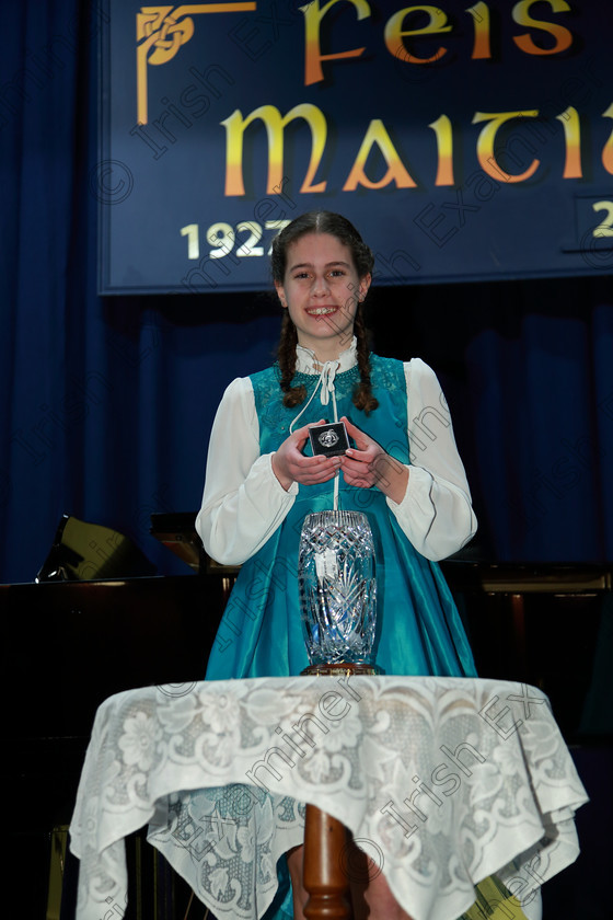 Feis09022020Sun27 
 27
Aoife Tuthill from Bandon wins the Silver Medal and the Overall Cup for her striking performance of Good Girl, Willy Foster

Class:112: “The C.A.D.A. Perpetual Trophy”

Feis20: Feis Maitiú festival held in Father Mathew Hall: EEjob: 09/02/2020: Picture: Ger Bonus