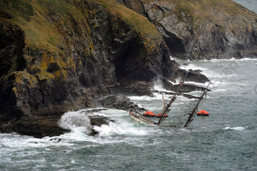 Astrid-ship-1 
 XXjob 24/07/2013 NEWS The Dutch training ship Astrid on the Rocks near the entrance to Oysterhaven Harbour.
Picture: Denis Scannell