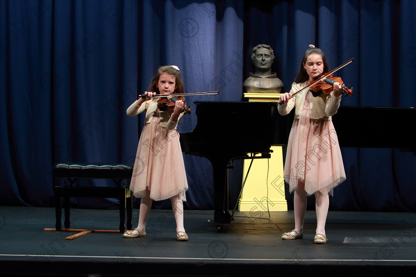 Feis01022020Sat31 
 31
Sisters Neasa and Saidhbh Randles both playing the violin.

Class: 267: Junior Duo Class
Feis20: Feis Maitiú festival held in Fr. Mathew Hall: EEjob: 01/02/2020: Picture: Ger Bonus.