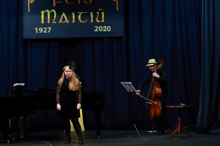 Feis0103202045 
 41~48
Grace Mulcahy O’Sullivan and William O’Sullivan performing.

Class:596: Family Class

Feis20: Feis Maitiú festival held in Father Mathew Hall: EEjob: 01/03/2020: Picture: Ger Bonus.