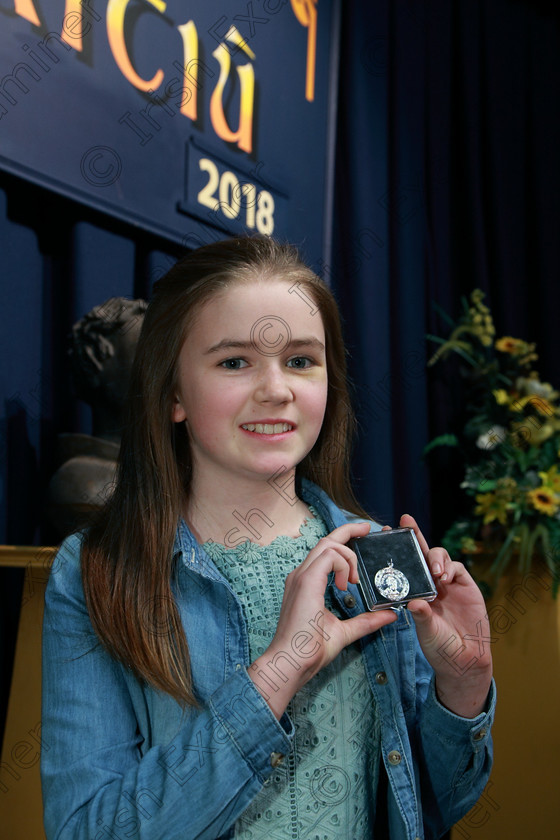 Feis22022018Thu28 
 28
Silver Medallist Emer Bradley from Blackrock.
 Speech and Drama Classes: 363: Solo Verse Speaking Girls 12 Years and Under –Section 1
Feis Maitiú 92nd Festival held in Fr. Mathew Hall. EEjob 22/02/2018 Picture: Gerard Bonus.