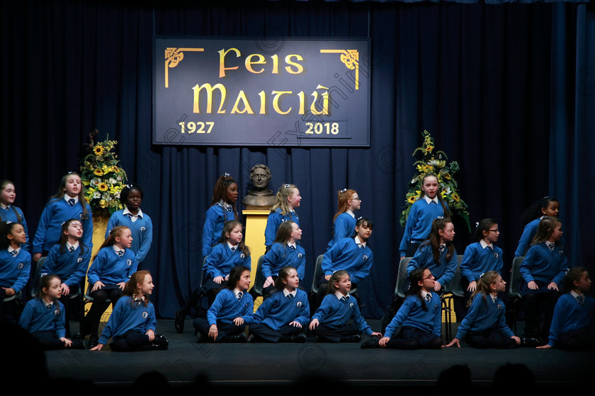 Feis13032018Tue16 
 14~17
St Mary’s NS Cobh 4th Class performing “My Pony” by Anonymous as their own choice.
 Speech and Drama Class: 3rd & 4th Class Primary Schools, Action Verse Feis Maitiú 92nd Festival held in Fr. Mathew Hall. EEjob 13/03/2018 Picture: Gerard Bonus.