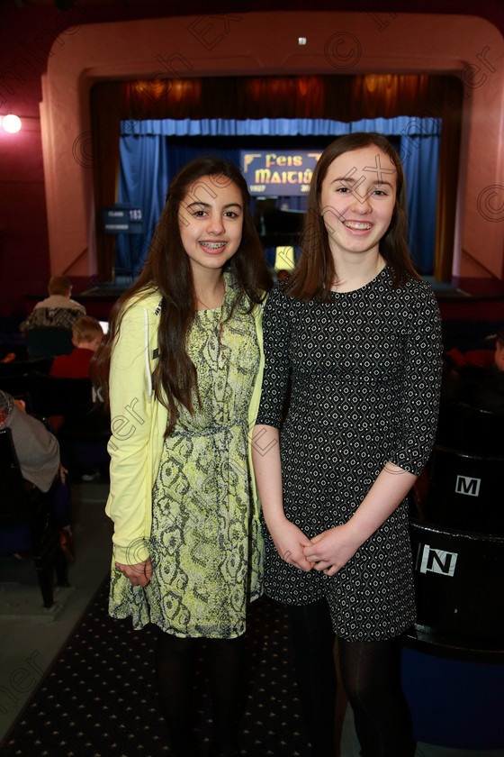 Feis0202109Sat18 
 18
Performers Ryia Walsh and Rebecca Tallon from Shanagarry.

Class: 184: Piano Solo 15 Years and Under –Confined Two contrasting pieces not exceeding 4 minutes. “The Kilshanna Music Perpetual Cup”

Feis Maitiú 93rd Festival held in Fr. Matthew Hall. EEjob 02/02/2019. Picture: Gerard Bonus