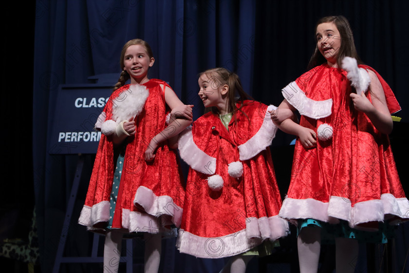 Feis27032018Tue78 
 65~69
A fabulous 90 marks for the family of Faye, Sophia and Charlotte Herlihy from Ballinhassig performed in the Family Class A programme of own choice not to exceed 10 minutes they called it “Sisterhood” every adjudicator at this year’s Feis awarded the top mark of 90 points to one or two acts, many adjudicators don’t give the highest score in years of adjudicating, reflecting the very high standard going through the doors of Fr. Mathew Hall. 
 Feis Maitiú 92nd Festival held in Fr. Mathew Hall. EEjob 28/03/2018 Picture: Gerard Bonus