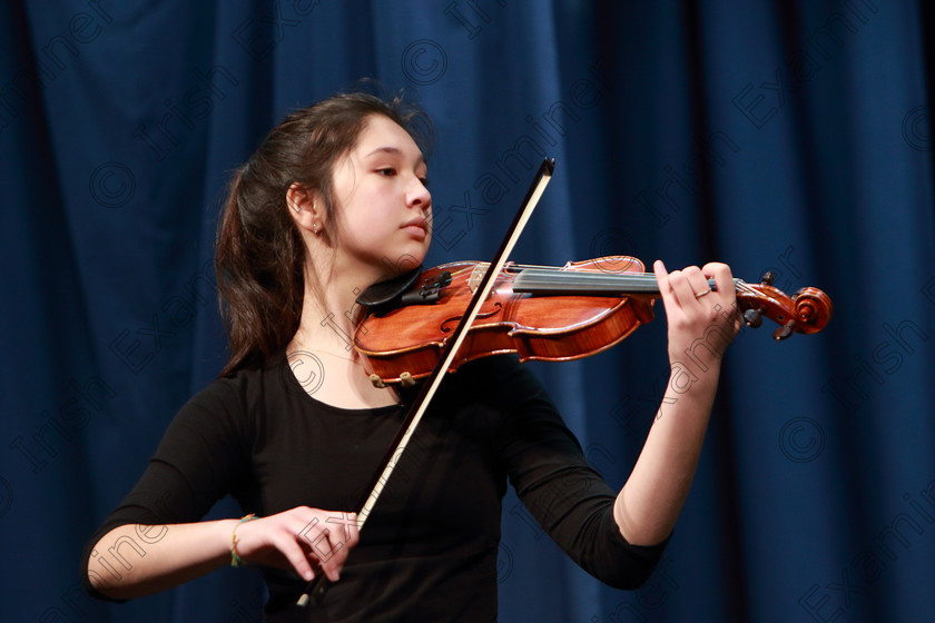 Feis0502109Tue28 
 27~28
Silver & 1st Place: A Cup Winning performance from Aisling Martin from Bishopstown.

Class: 232: “The Houlihan Memorial Perpetual Cup” String Repertoire 14 Years and Under Programme of contrasting style and period, time limit 12 minutes.

Feis Maitiú 93rd Festival held in Fr. Matthew Hall. EEjob 05/02/2019. Picture: Gerard Bonus