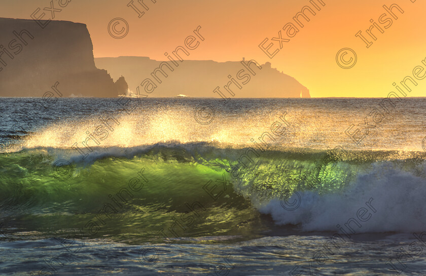 Irish Examiner 2024- Piotr Machowczyk 
 Emerald wave from Doolin, Co.Clare
I have never seen such colors in this area before, so it is worth going out and admiring the beauty of nature.