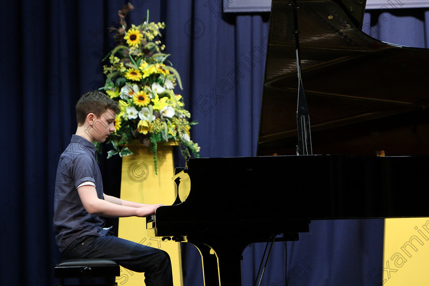 Feis29012018Mon12 
 12
Cian Ó hAnnracháin giving a Joint Bronze performance.
 EEjob 29/01/2018 
Feis Maitiú 92nd Festival held in Fr. Matthew Hall 
Picture: Gerard Bonus

Class: 165: Piano Solo 12 years and Under